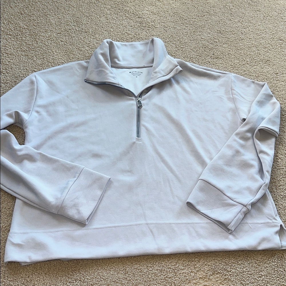 Athleta 1/4 Zip Pullover Lightweight Sweatshirt - image 5
